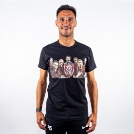 Tricou negru bumbac CFR CLUJ Legends