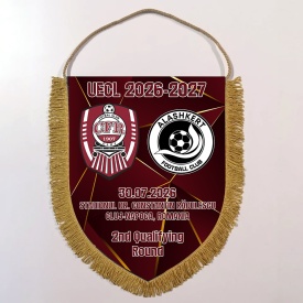 Fanion oficial CFR Cluj - Alashkert FC - UEFA Conference League 2026-2027