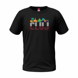 Tricou bumbac negru CLUJ - Img 2