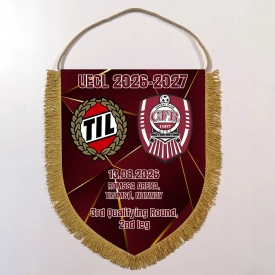 Fanion oficial Tromso IL - CFR Cluj - UEFA Conference League 2026-2027