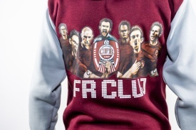 Hanorac visiniu - gri deschis CFR Cluj Legends - Img 2