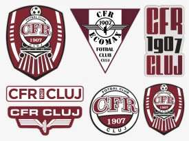 Set stickere CFR Cluj