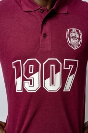 Tricou polo visiniu suporter CFR 1907 Cluj - Img 4