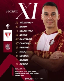 Tricou negru purtat in meci UTA Arad - CFR Cluj din 18.10.2026