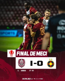 Tricou visiniu purtat in meci CFR Cluj - FCSB din 23.08.2026