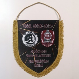 Fanion oficial Alashkert FC - CFR Cluj - UEFA Conference League 2026-2027