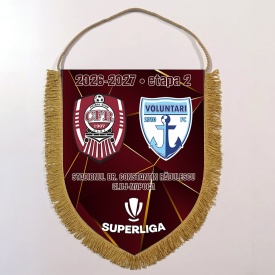 Fanion oficial CFR Cluj - FC Voluntari Superliga 2026-2027