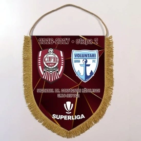 Fanion oficial CFR Cluj - FC Voluntari Superliga 2026-2027