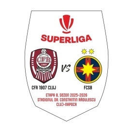 Fanion oficial CFR Cluj - FCSB - editie limitata - Img 1