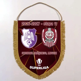 Fanion oficial FC Arges - CFR Cluj Superliga 2026-2027