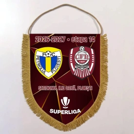 Fanion oficial Petrolul Ploiesti - CFR Cluj Superliga 2026-2027