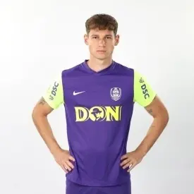 Tricou oficial CFR Cluj - Nike violet+ galben neon - 2025-2026 + emblema oficiala de Superliga