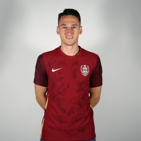 Tricou visiniu Nike Vapor - cu autografe CFR Cluj