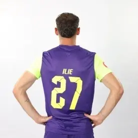Tricou oficial CFR Cluj - Nike violet+ galben neon - 2025-2026 + emblema oficiala de Superliga - Img 3