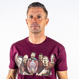 Tricou visiniu bumbac CFR CLUJ Legends - Img 3