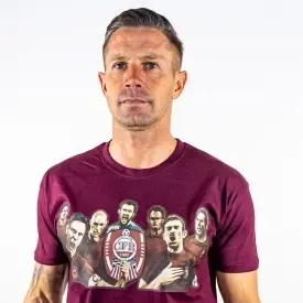 Tricou visiniu bumbac CFR CLUJ Legends - Img 3