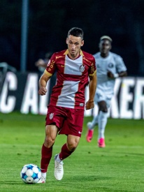 Tricou visiniu purtat in meci Alashkert FC - CFR Cluj din 23.07.2026