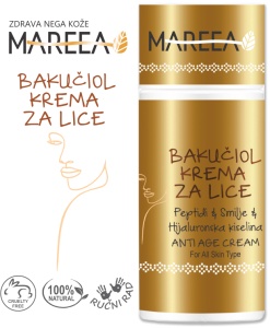 PRIRODNA KREMA SA SMILJEM, BAKUČIOLOM ( PRIRODNI RETINOL ), PEPTIDIMA I HIJALURONSKOM KISELINOM 50ML - Img 2