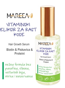 VITAMINSKI ELIKSIR ZA RAST KOSE Biotin & Piskavica & Proteini 100ML