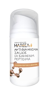 AKTIVNA KREMA ZA LICE SA BAKARNIM PEPTIDIMA 50ML