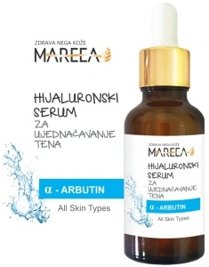 HIJALURONSKI SERUM ZA UJEDNAČAVANJE TENA 30ml ARBUTIN
