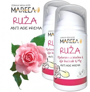 PRIRODNA ANTI AGE KREMA RUŽA & ULJE BAOBAB & Mg 50ML