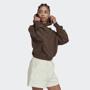 Hanorac oversized din bumbac organic Adidas - Img 2