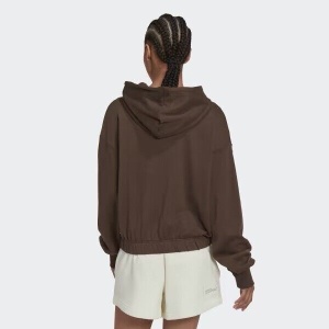 Hanorac oversized din bumbac organic Adidas - Img 3