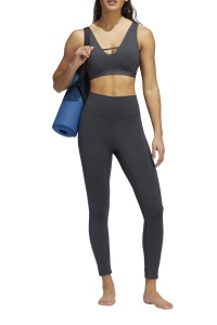 Colanti Adidas Yoga Luxe Studio 7/8 cu talie înaltă