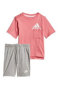 Tricou și pantaloni scurți din bumbac organic Adidas