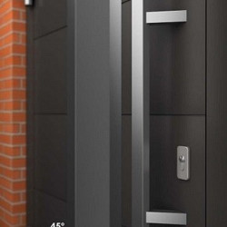 Set maner tragator inox 20x40 lungime 800 mm 45 grade
