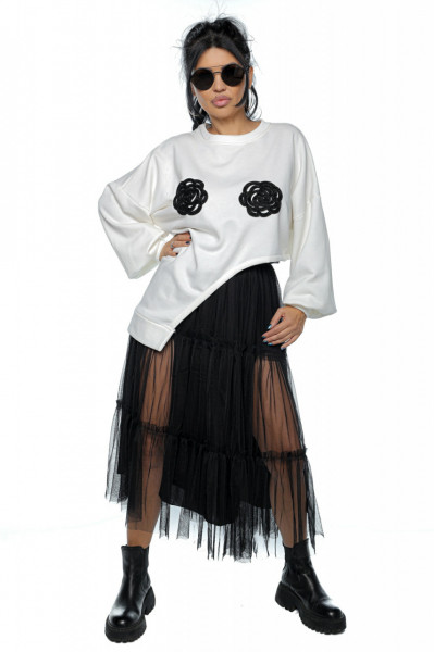 Fusta tulle negru