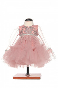 Rochie Ema roz antic