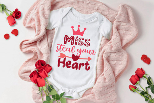 Body Bebe Personalizat Miss steal you heart