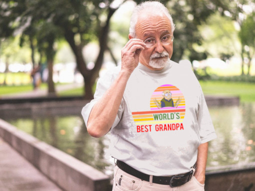 Tricou World's Best Grandpa