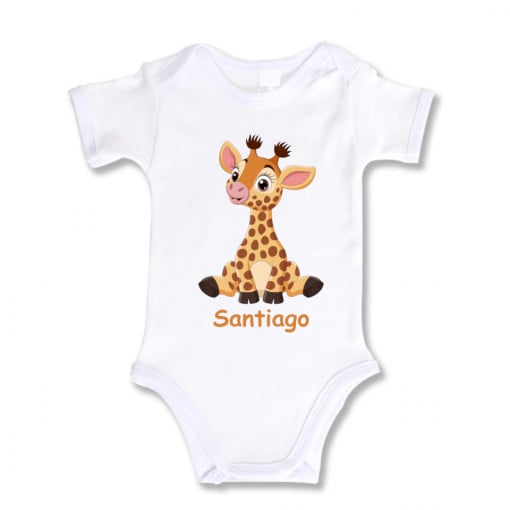 Body Bebe Personalizat Girafa