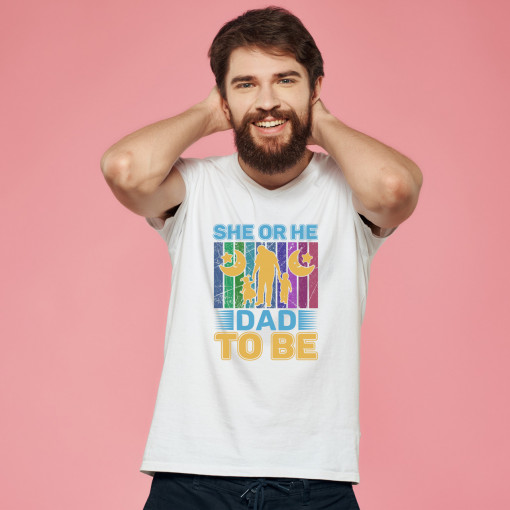 Tricou She or he, dad to be!
