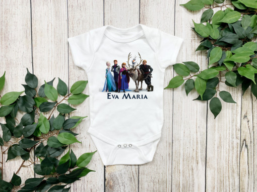 Body Bebe Personalizat "Frozen"