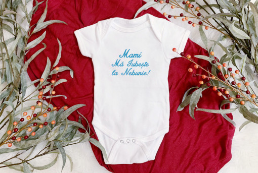 Body Bebe Personalizat Mami ma iubeste