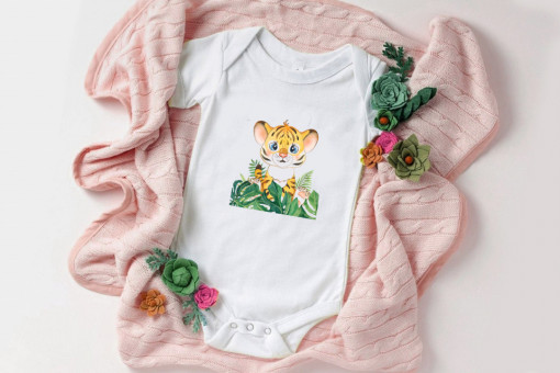 Body Bebe Personalizat Tigrisor