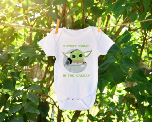 Body Bebe Personalizat Cutest baby YODA