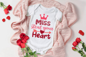 Body Bebe Personalizat Miss steal you heart