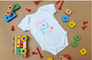 Body Bebe Personalizat Mom+Dad