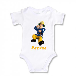 Body Bebe Personalizat Pompierul Sam