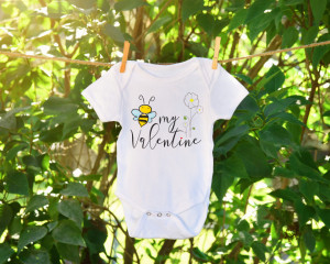Body Bebe Personalizat Bee my Valentine