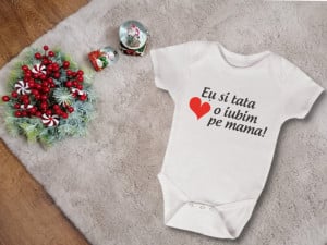 Body Bebe Personalizat Eu si Tati