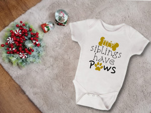 Body Bebe Personalizat Paws