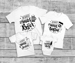 Set Printat Family Drinks