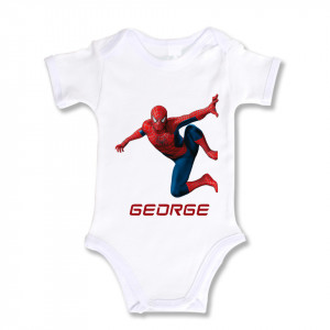 Body Bebe Personalizat SpiderMan