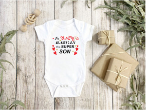 Body Bebe Personalizat The Super son